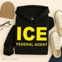 Ice Federal Agent Us Border Patrol Hoodie thumb 4