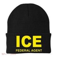 Ice Federal Agent Us Border Patrol Beanie thumb 0