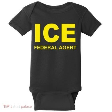 Ice Federal Agent Us Border Patrol Baby Bodysuit