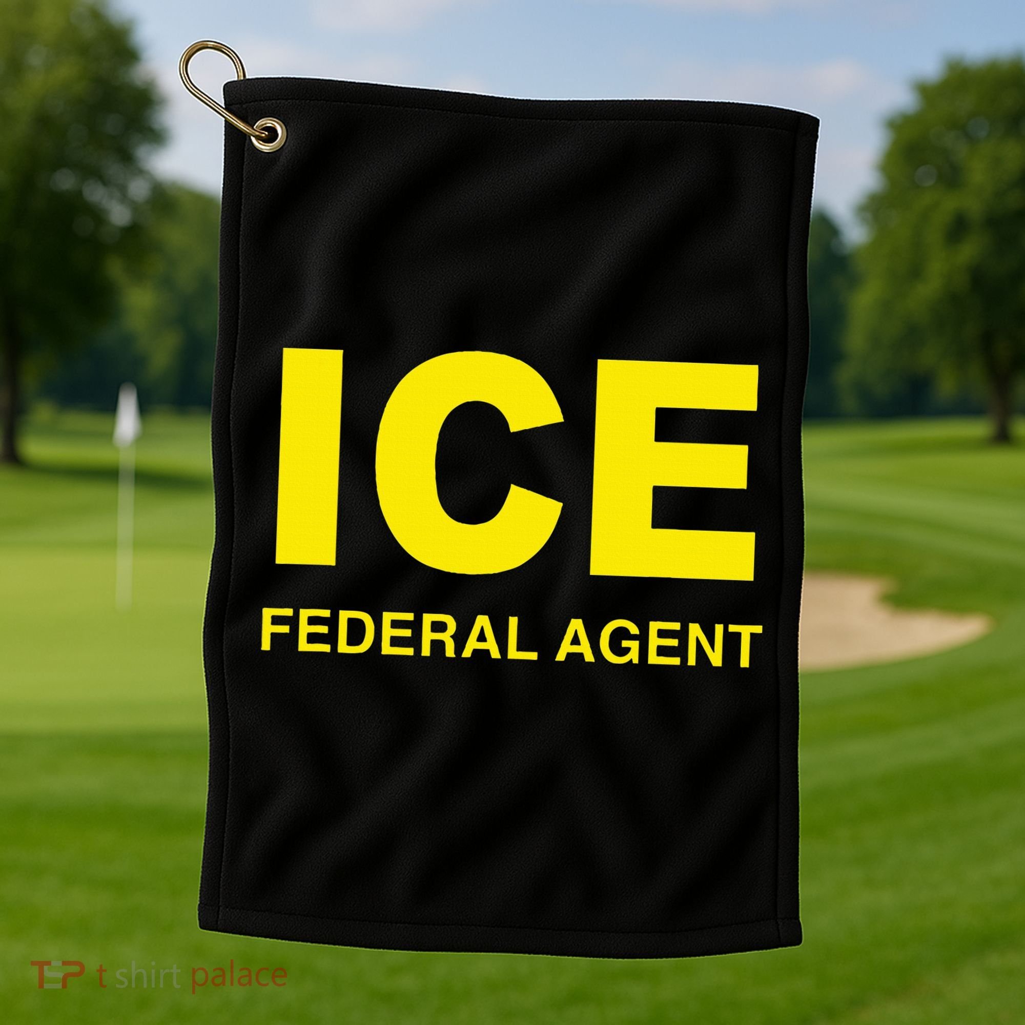 Ice Federal Agent Us Border Patrol Golf Towel