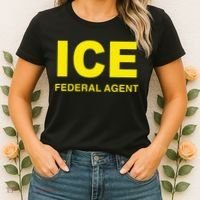 Ice Federal Agent Us Border Patrol Women's T-Shirt thumb 2
