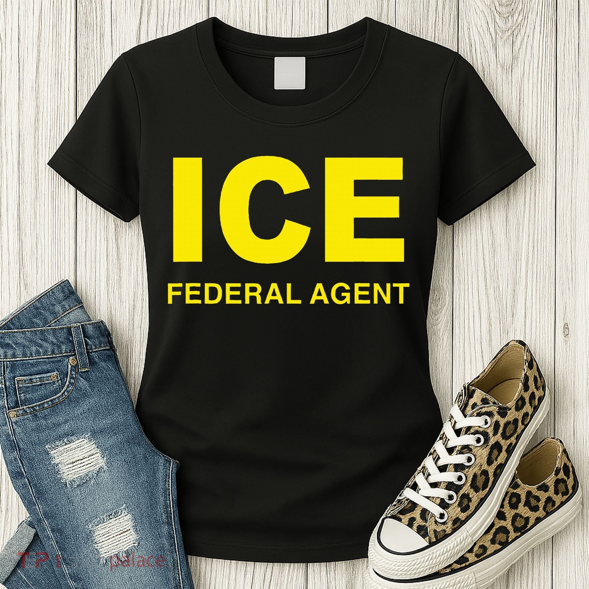 Ice Federal Agent Us Border Patrol Women's T-Shirt