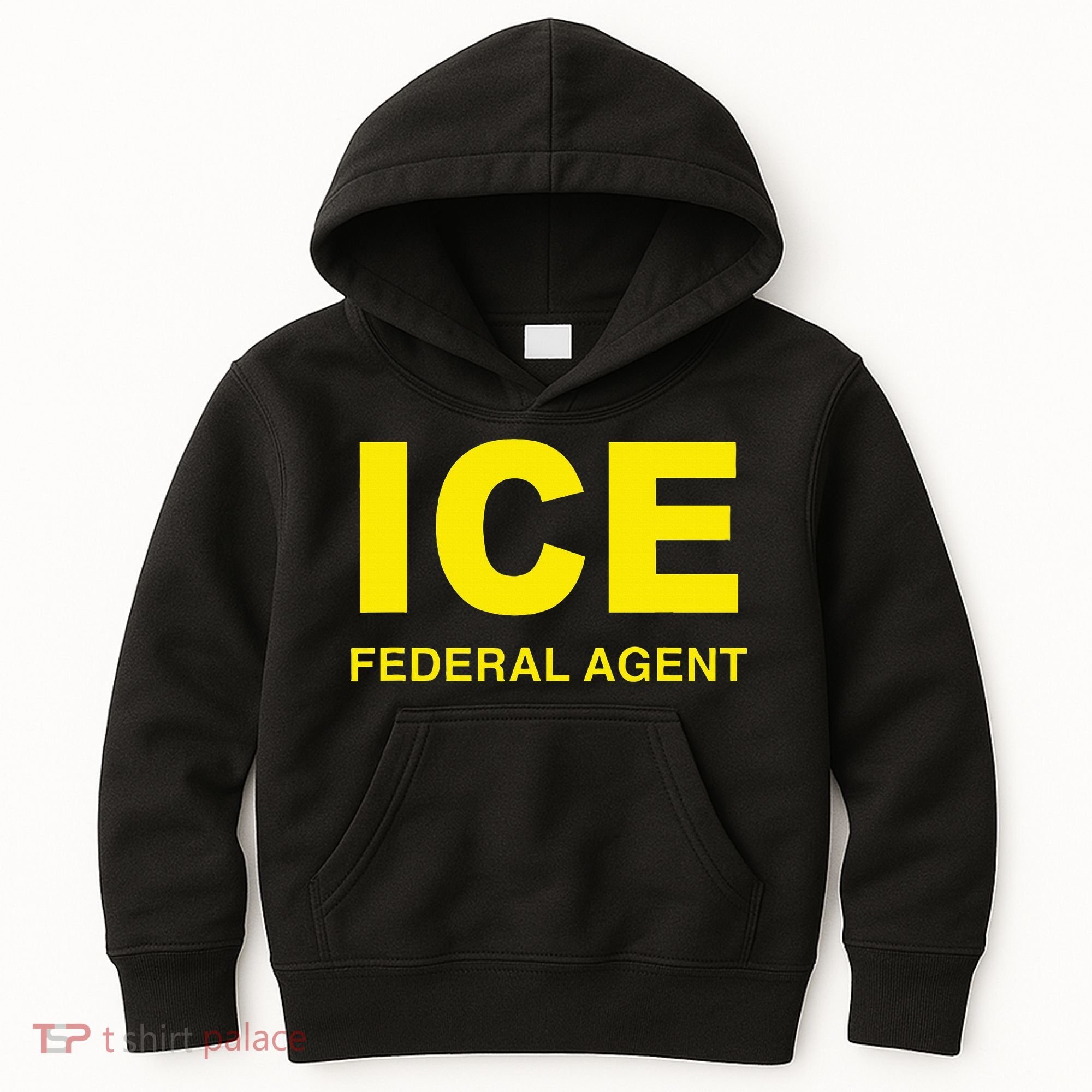 Ice Federal Agent Us Border Patrol Kids Hoodie