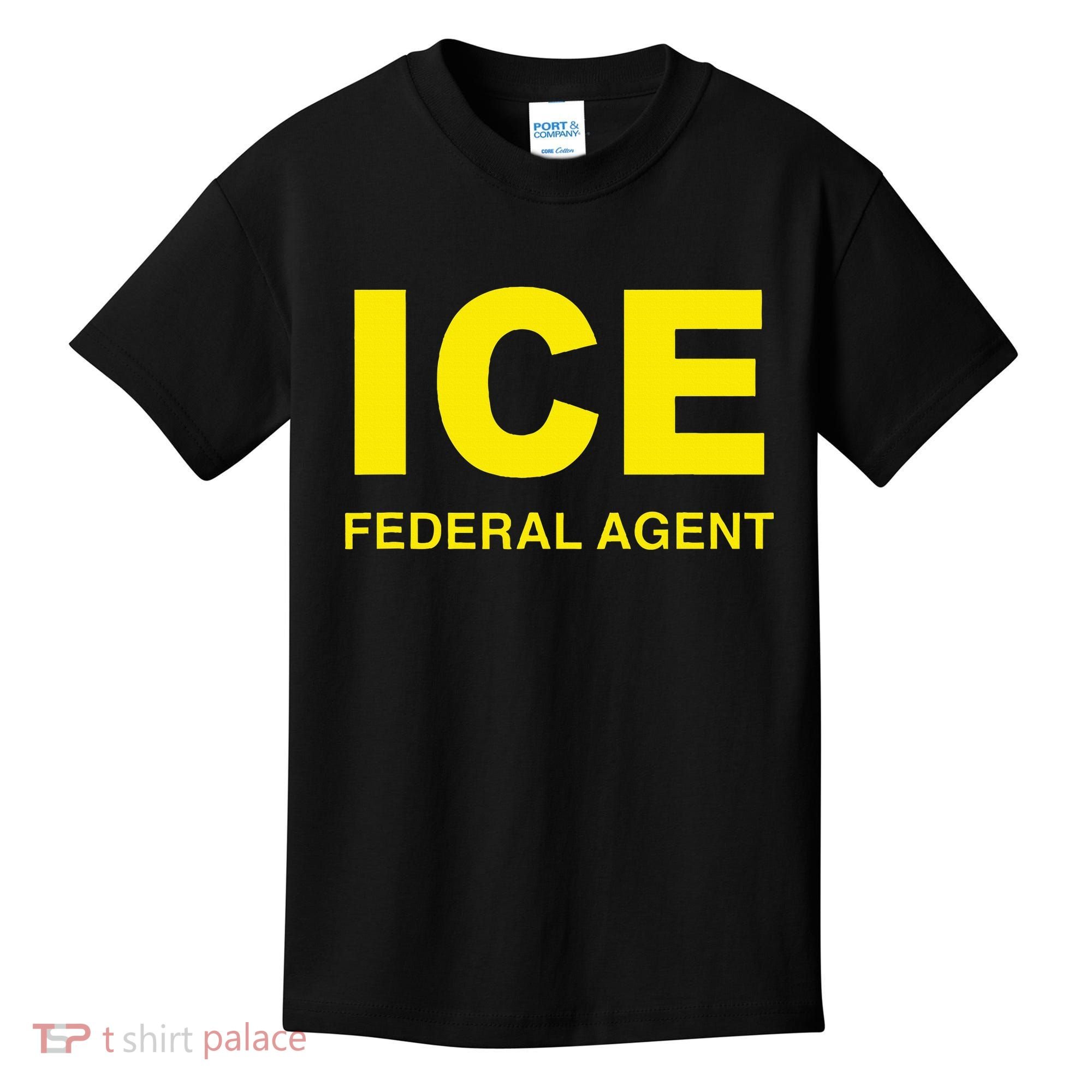 Ice Federal Agent Us Border Patrol Kids T-Shirt