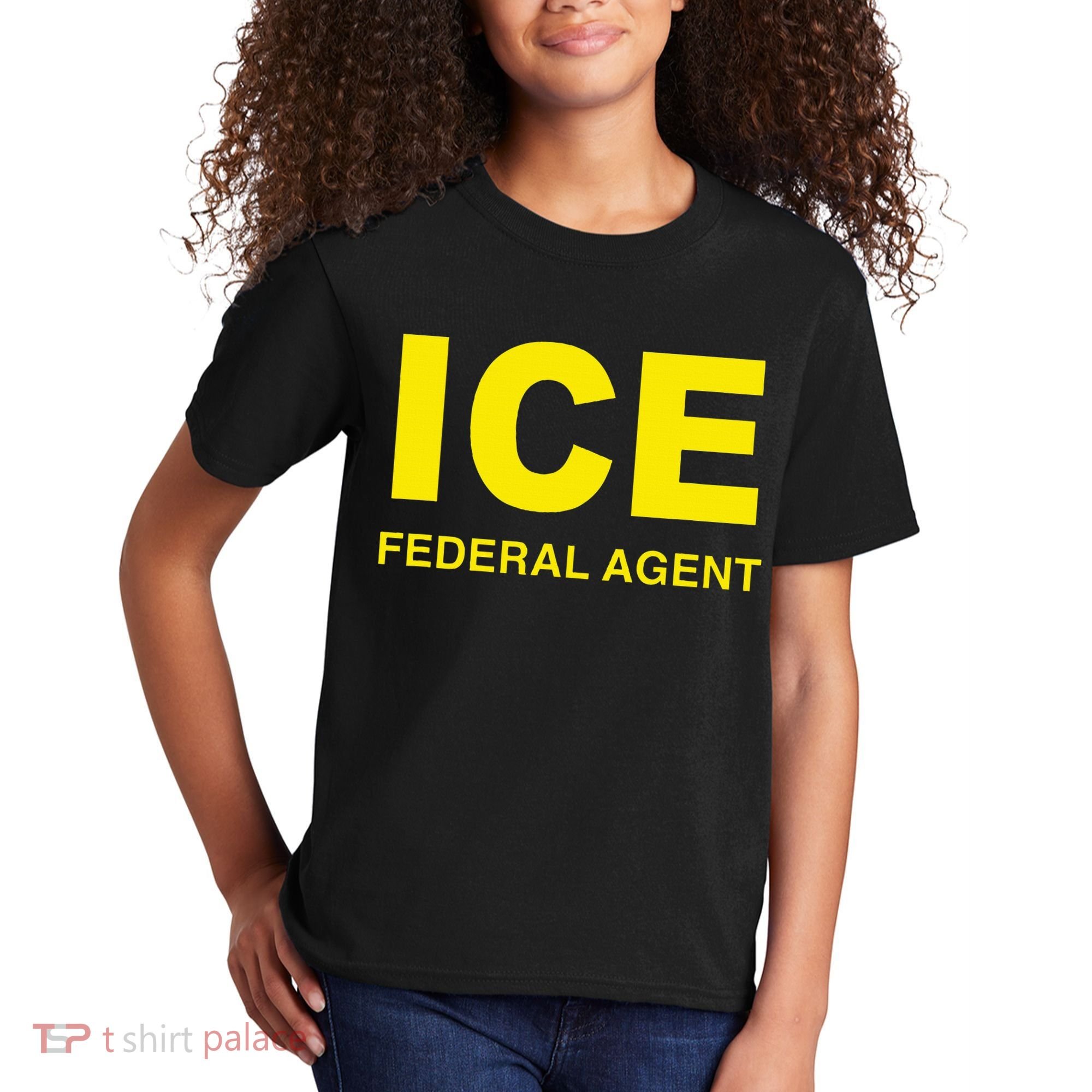 Ice Federal Agent Us Border Patrol Kids T-Shirt
