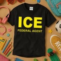 Ice Federal Agent Us Border Patrol Kids T-Shirt thumb 3