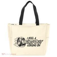 I Feel A Burn Out Coming On Tote Bag thumb 0