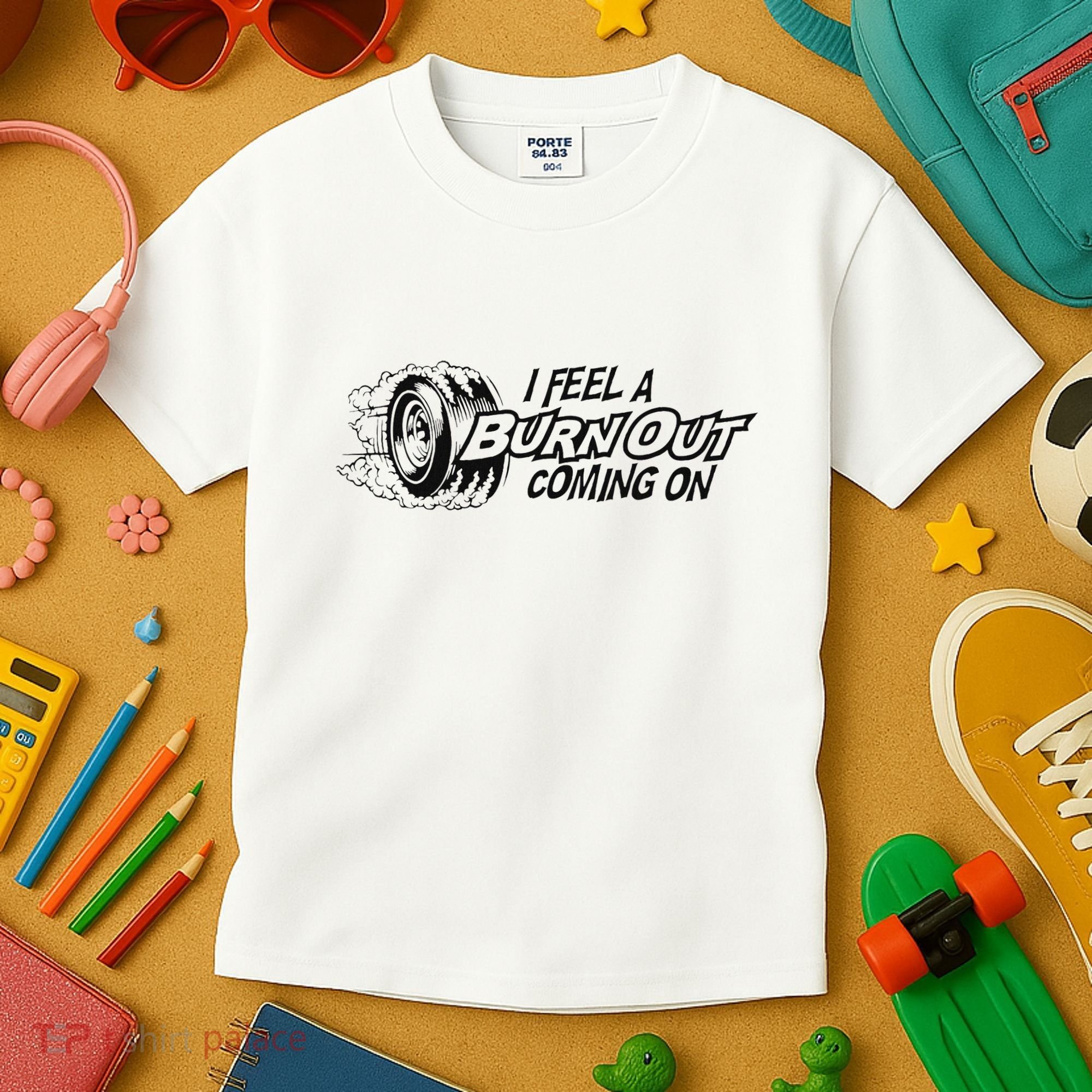 I Feel A Burn Out Coming On Kids T-Shirt