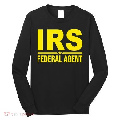 Irs Federal Agent Uniform Costume Long Sleeve Shirt