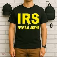 Irs Federal Agent Uniform Costume T-Shirt thumb 6