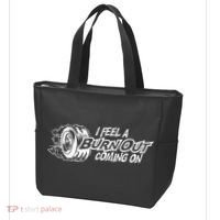 I Feel A Burnout Coming On Funny Gift Tote Bag thumb 3