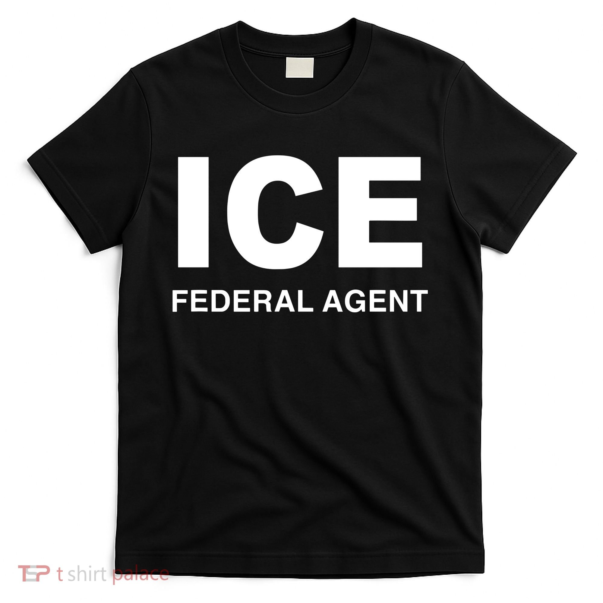 Ice Federal Agent Halloween Costume Police Immigration T-Shirt