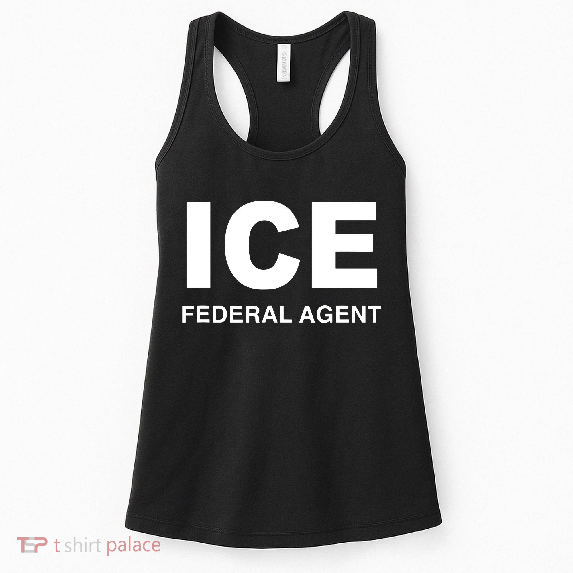 Ice Federal Agent Halloween Costume Police Immigration Women's Tank Top