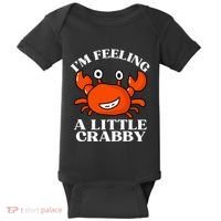 I'm Feeling A Little Crabby Cute Crabs Baby Bodysuit thumb 0