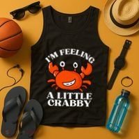 I'm Feeling A Little Crabby Cute Crabs Tank Top thumb 4