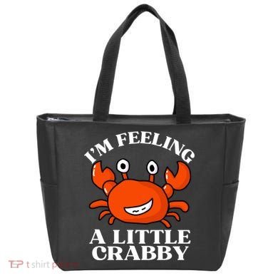 I'm Feeling A Little Crabby Cute Crabs Tote Bag