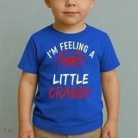 Im Feeling A Little Crabby Funny Crab Owner Gift Toddler T-Shirt thumb 2