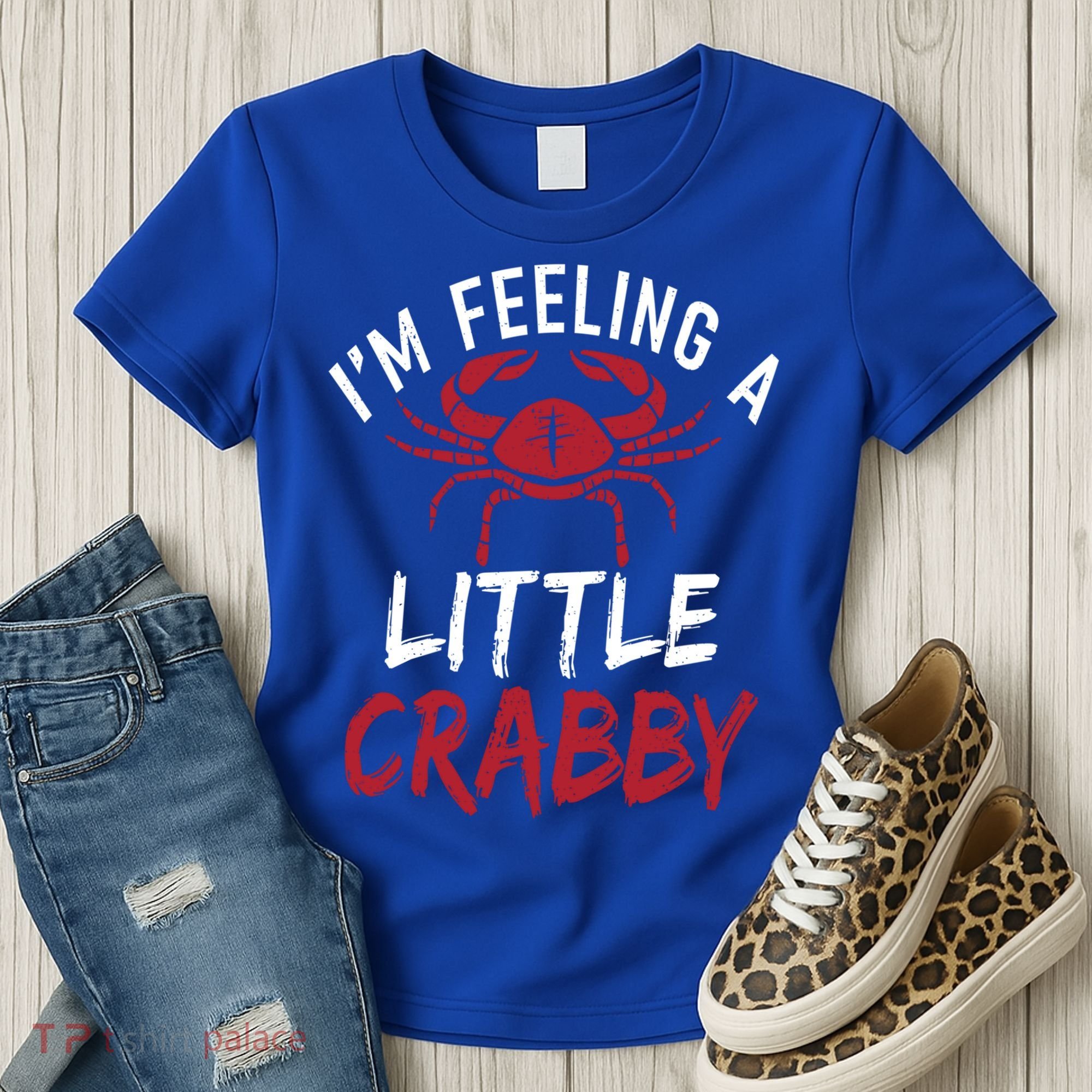 Im Feeling A Little Crabby Funny Crab Owner Gift Women's T-Shirt