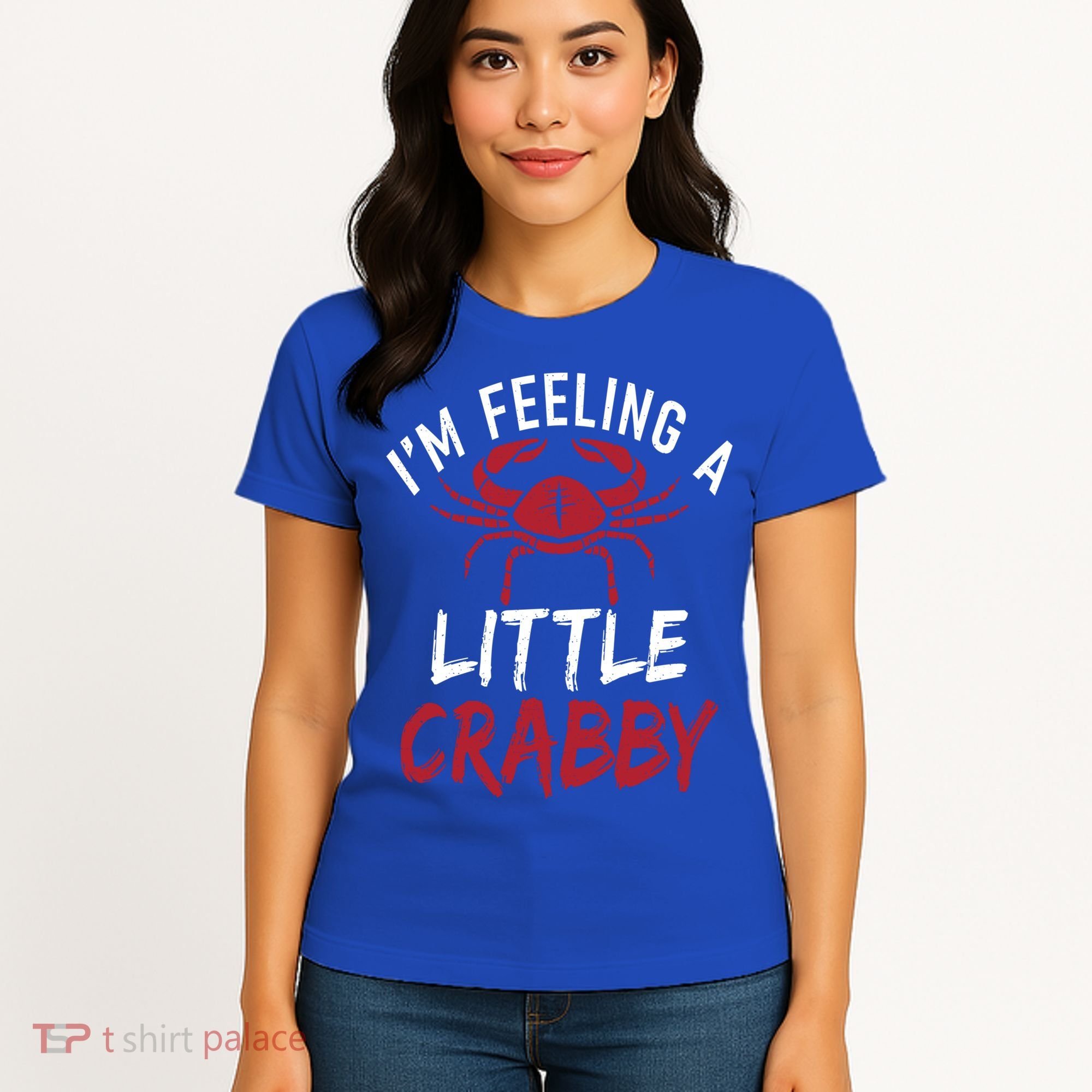 Im Feeling A Little Crabby Funny Crab Owner Gift Women's T-Shirt