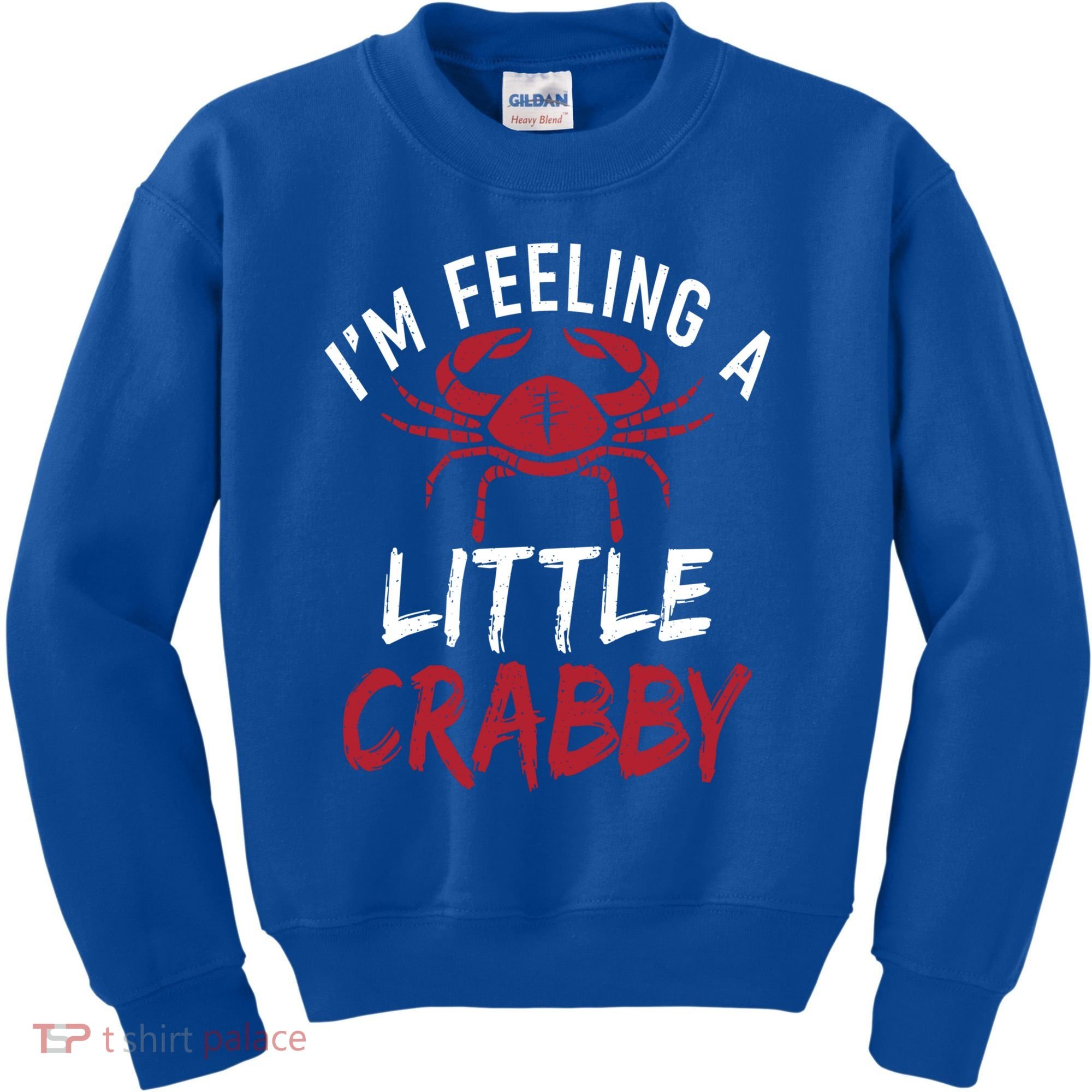 Im Feeling A Little Crabby Funny Crab Owner Gift Kids Sweatshirt