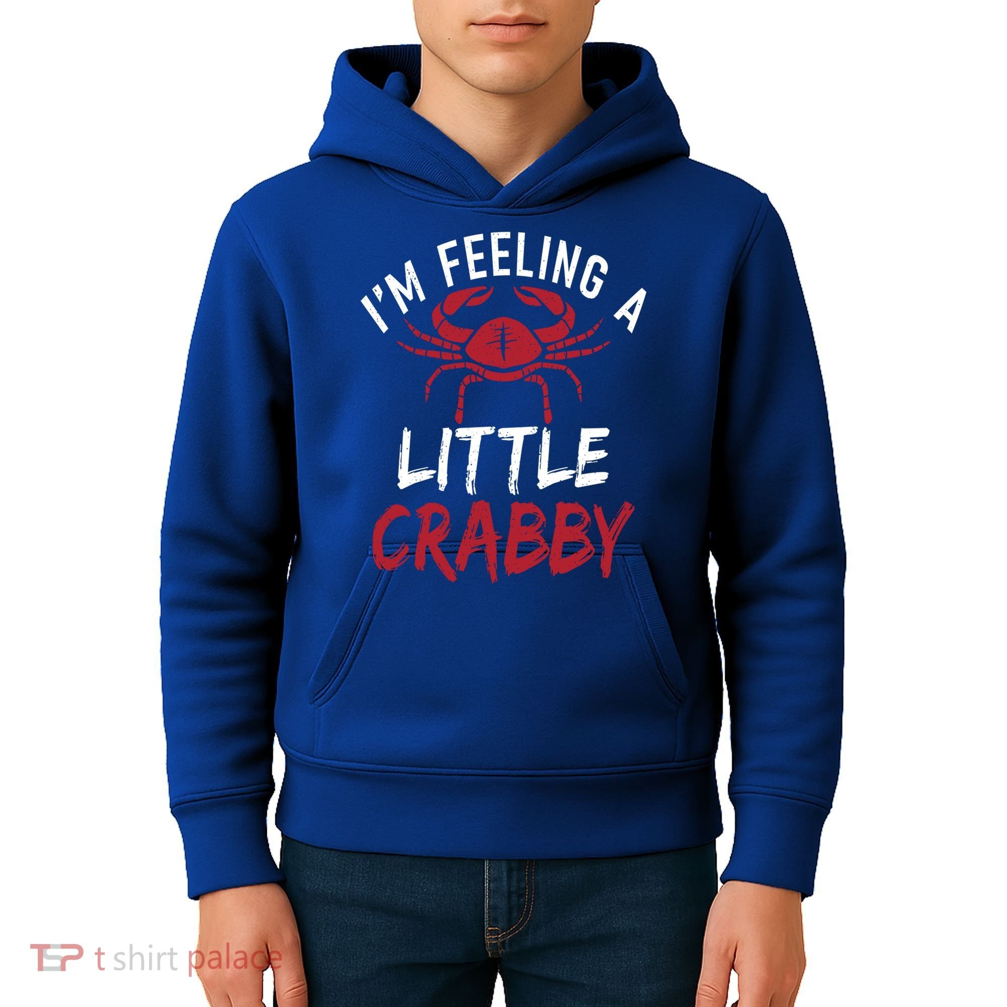 Im Feeling A Little Crabby Funny Crab Owner Gift Kids Hoodie