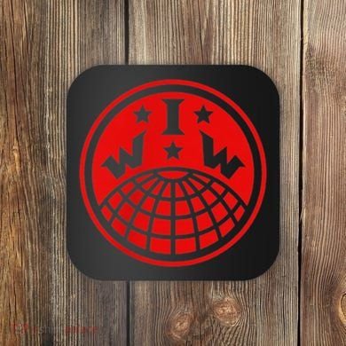 Iww Screeching Cat Beware Sabotage High Def Coaster