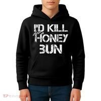 ID For A Honey Bun Kids Hoodie thumb 4