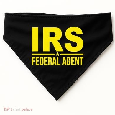 Irs Federal Agent Uniform Costume USA-Made Doggie Bandana