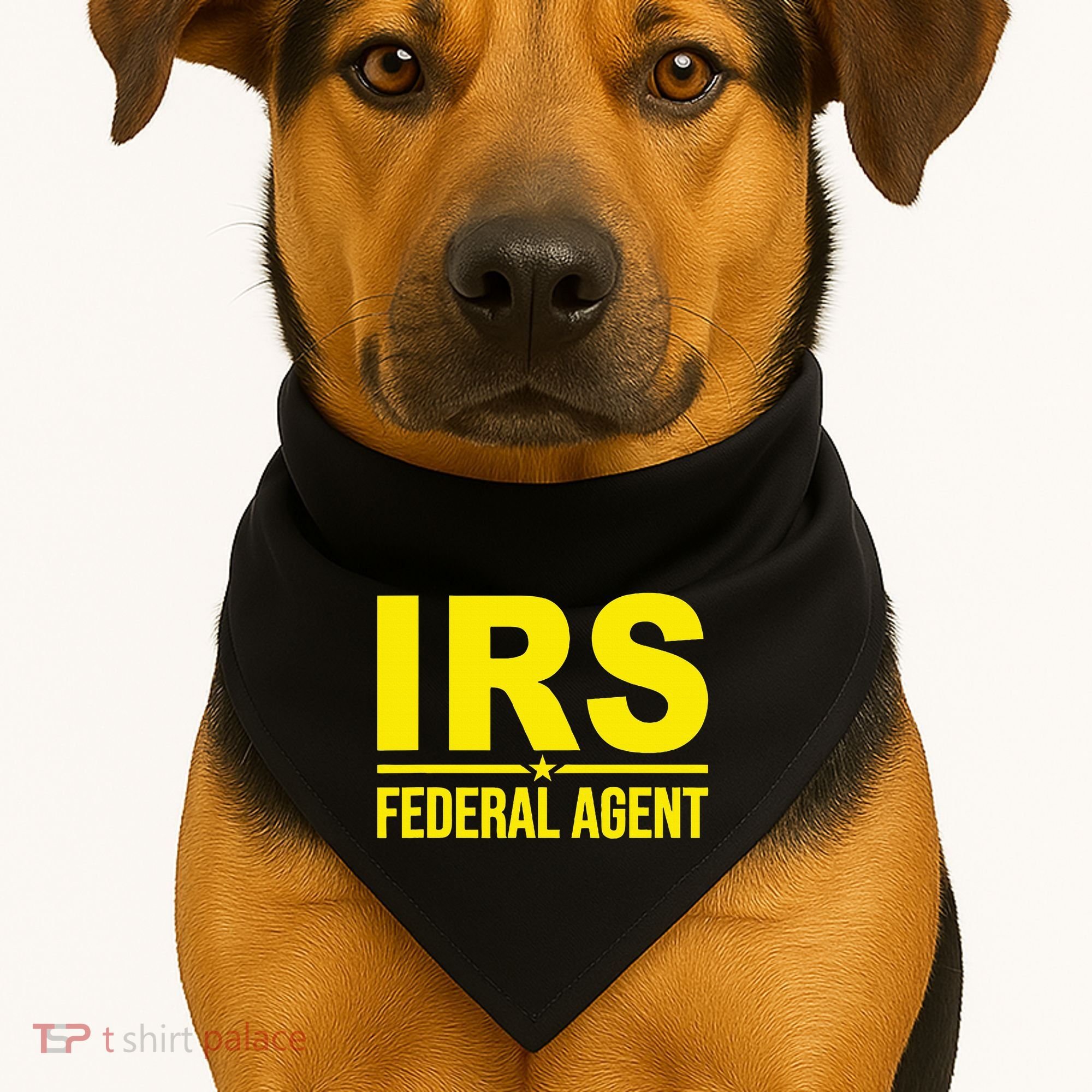 Irs Federal Agent Uniform Costume USA-Made Doggie Bandana