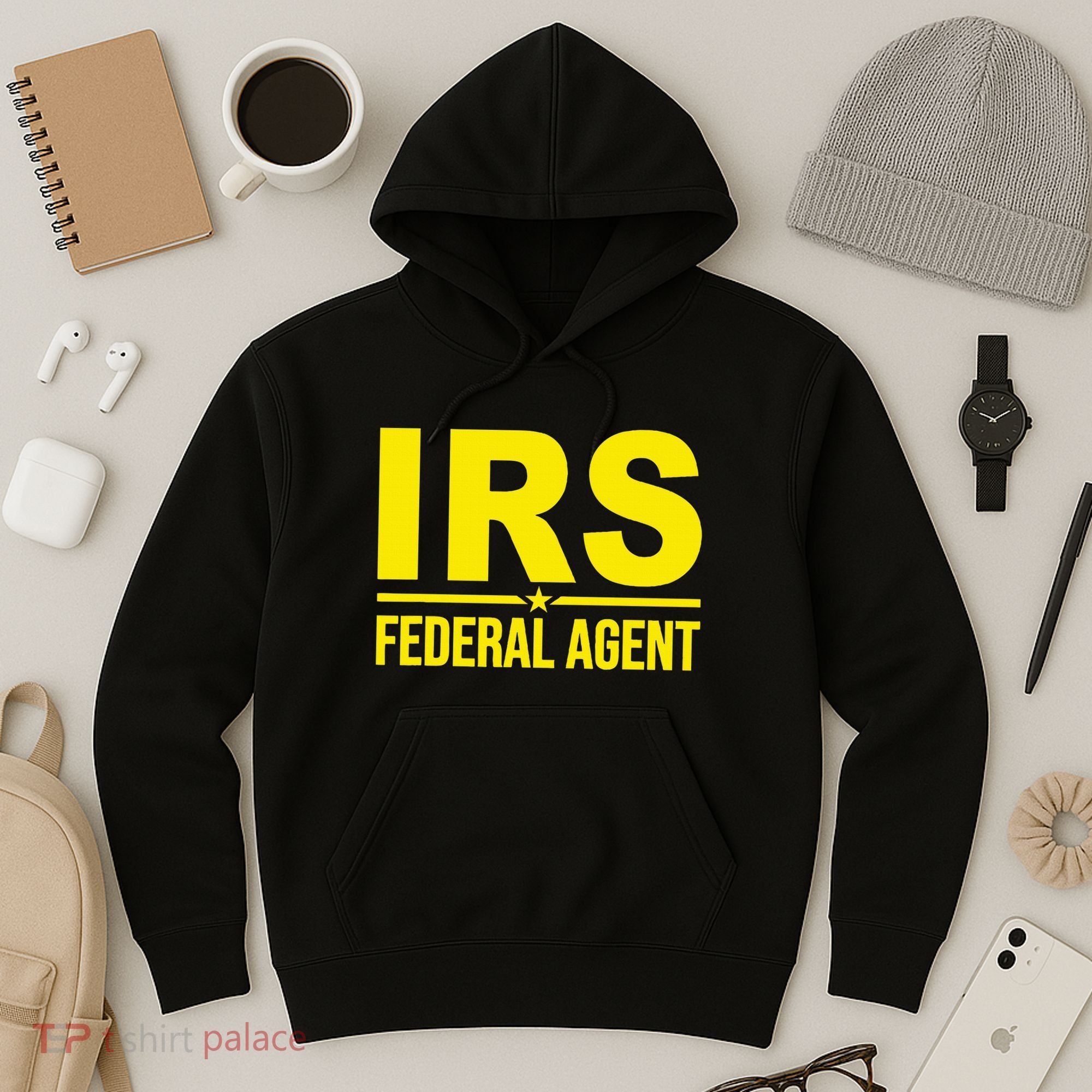 Irs Federal Agent Uniform Costume Hoodie