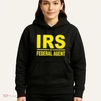 Irs Federal Agent Uniform Costume Hoodie thumb 5