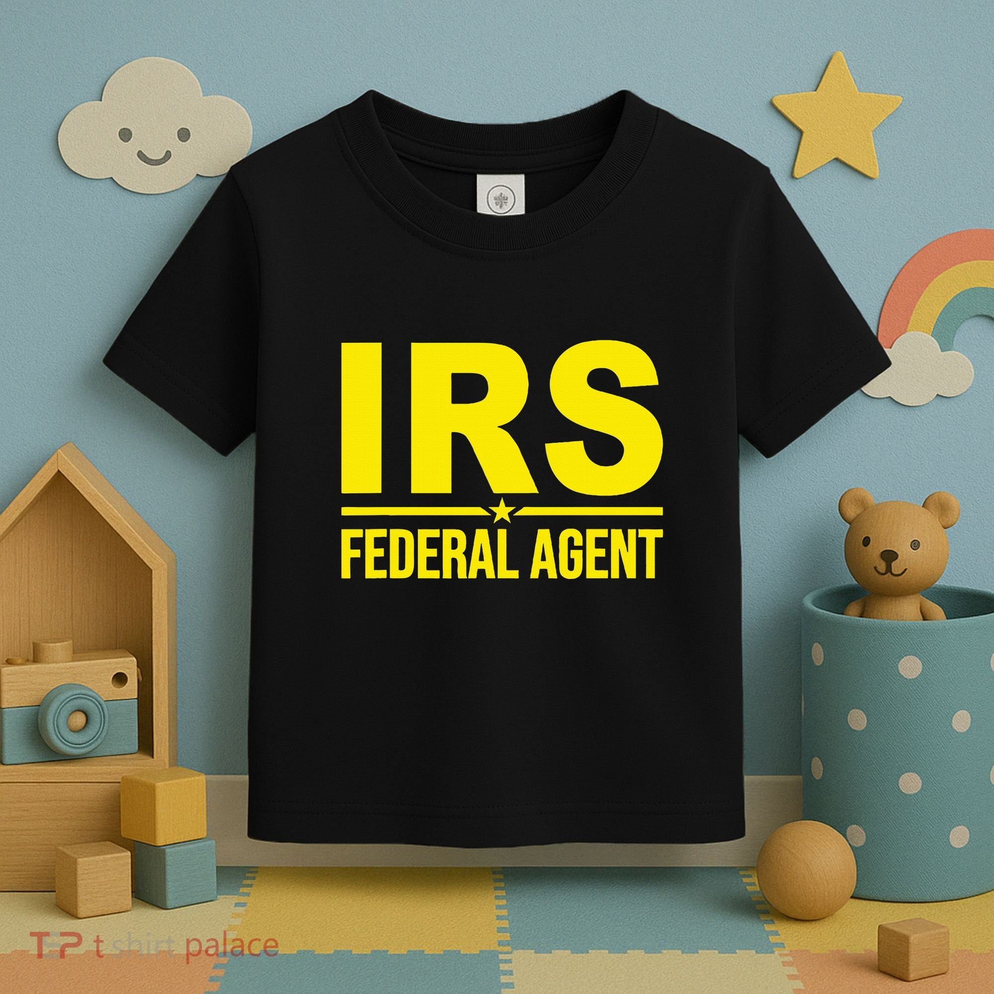 Irs Federal Agent Uniform Costume Toddler T-Shirt