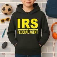 Irs Federal Agent Uniform Costume Kids Hoodie thumb 2
