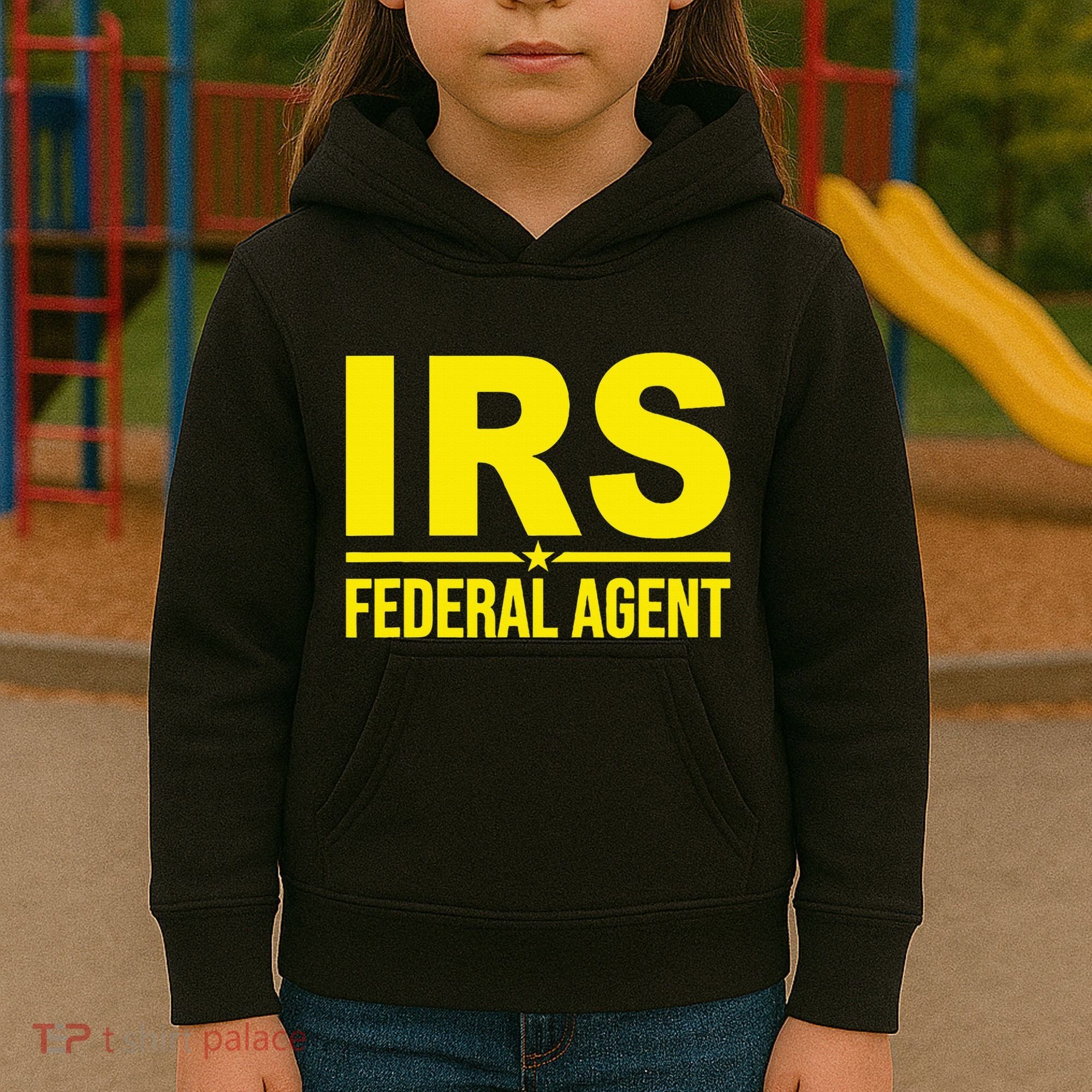 Irs Federal Agent Uniform Costume Kids Hoodie
