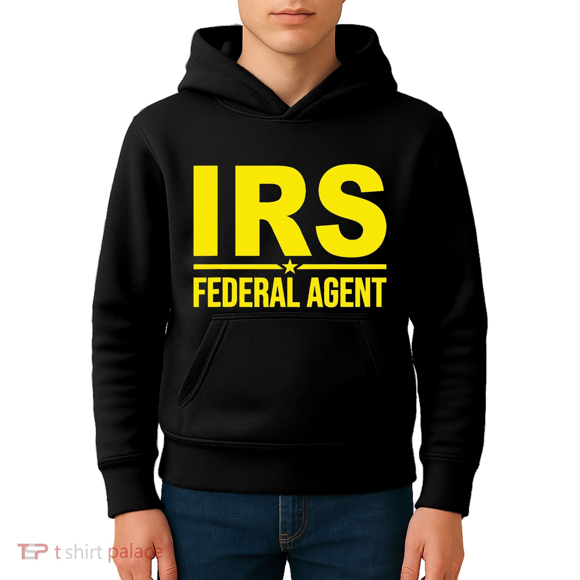 Irs Federal Agent Uniform Costume Kids Hoodie