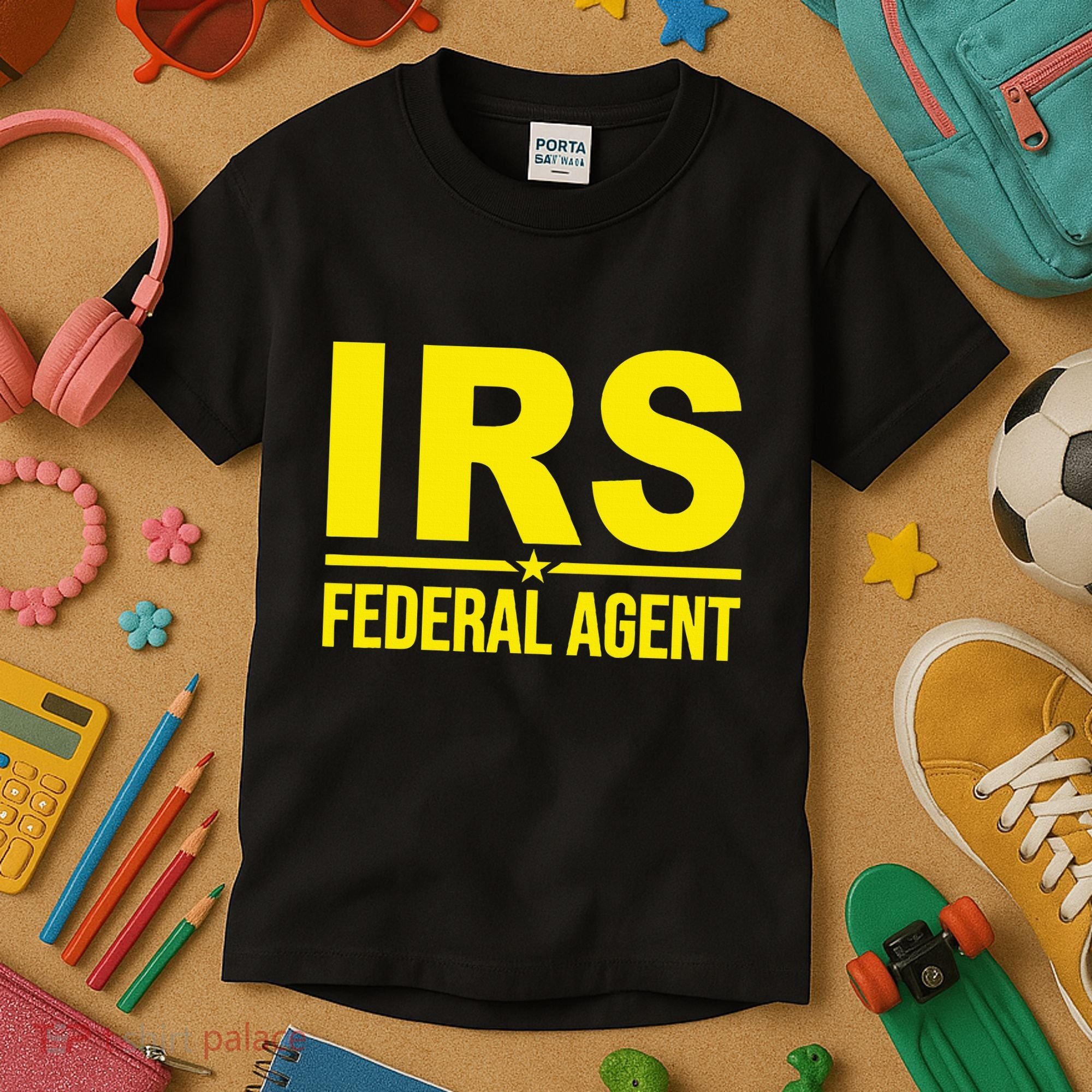 Irs Federal Agent Uniform Costume Kids T-Shirt