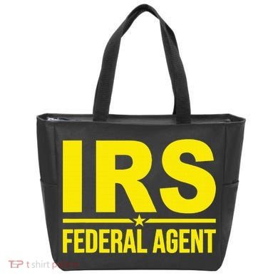 Irs Federal Agent Uniform Costume Tote Bag