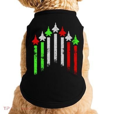 Italian Flag Airplanes Doggie Tank