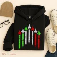 Italian Flag Airplanes Hoodie thumb 4
