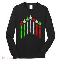 Italian Flag Airplanes Long Sleeve Shirt thumb 0