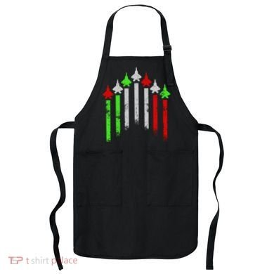 Italian Flag Airplanes Apron