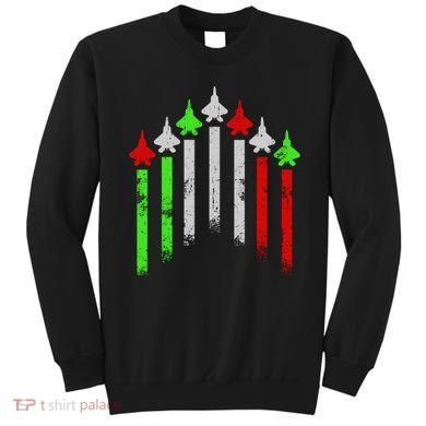 Italian Flag Airplanes Sweatshirt