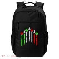 Italian Flag Airplanes Backpack thumb 0