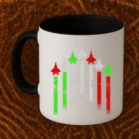 Italian Flag Airplanes Coffee Mug thumb 2