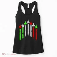 Italian Flag Airplanes Women's Tank Top thumb 0