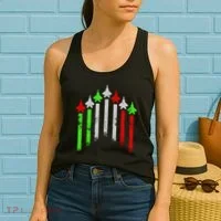 Italian Flag Airplanes Women's Tank Top thumb 2