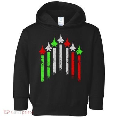 Italian Flag Airplanes Toddler Hoodie