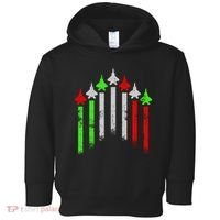 Italian Flag Airplanes Toddler Hoodie thumb 0