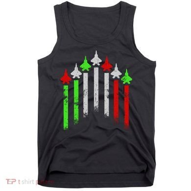 Italian Flag Airplanes Tank Top
