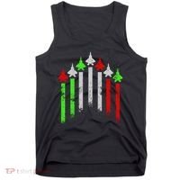 Italian Flag Airplanes Tank Top thumb 0